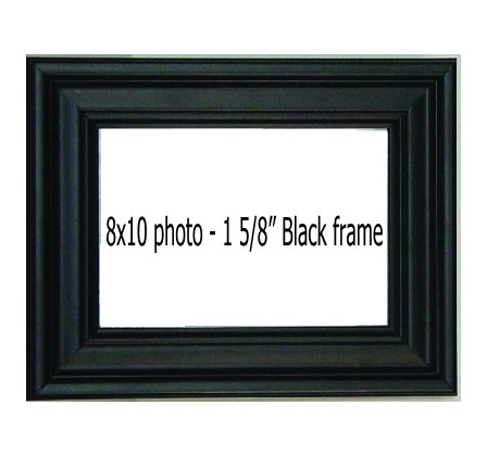 Holds 8x10 photo in BLACK frame
