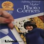 Lineco Acid-Free Photo Mounting Corners 5/8" clear acrylic