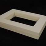24 Pk Standard White Single 12x16 for 8.5 x 11 image (8 x 10.5 opening)